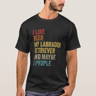 Ik hou van Beer My Labrador Retriever & misschien T-shirt