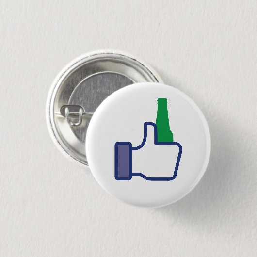 Ik hou van Beer Ronde Button 3,2 Cm (Voorkant /achterkant)