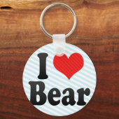 Ik hou van Beer Sleutelhanger (Voorkant)