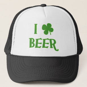 Ik hou van Beer St. Patrick's Day Trucker Pet