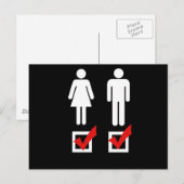 Ik hou van beide - briefkaart (Voorkant / Achterkant)