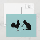 Ik hou van beide briefkaart (Voorkant / Achterkant)