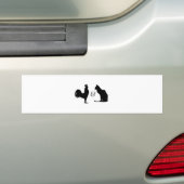 Ik hou van beide bumpersticker (Op auto)