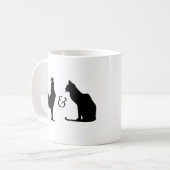 Ik hou van beide koffiekop koffiemok (Voorkant links)