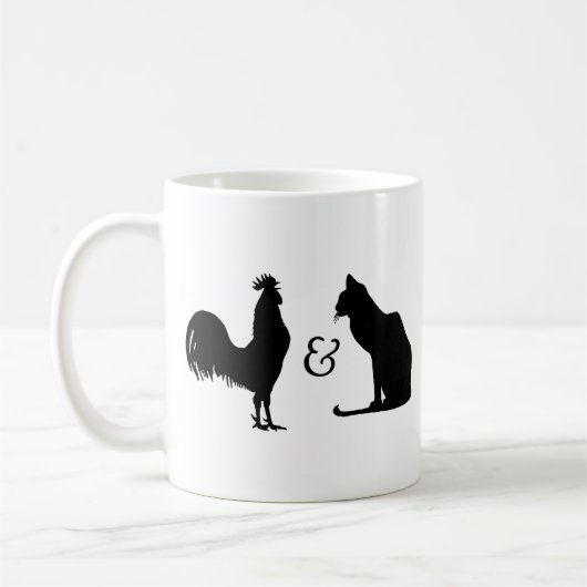 Ik hou van beide koffiekop koffiemok (Links)