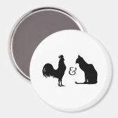 Ik hou van beide magneet (Voorkant / Achterkant)