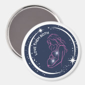 Ik hou van beide pro-life Inspirerend moeder Baby Magneet (Voorkant / Achterkant)