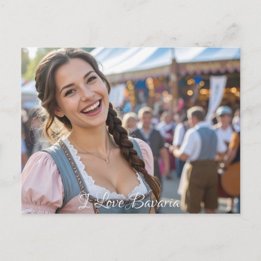 IK HOU VAN BEIEREN BRIEFKAART (Voorkant)