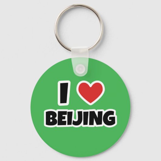 Ik hou van Beijing Sleutelhanger (Voorkant)