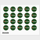 Ik hou van beklimmen ronde sticker (Vel)
