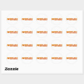 Ik hou van Belen, NM Ronde Sticker (Vel)