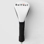 Ik hou van Belfast Golfheadcover (Voorkant)