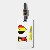 Ik hou van België Bagagelabel (Voorkant verticaal)