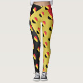 Ik hou van België, Belgische vlag, hartspatroon Leggings (Voorkant)