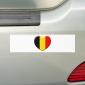 Ik hou van België Bumpersticker (Op auto)