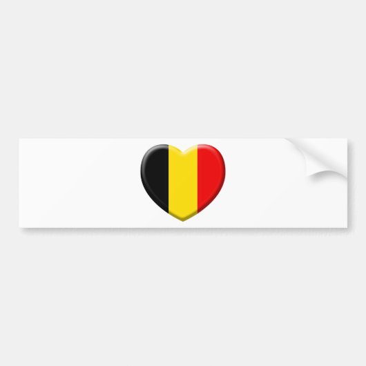 Ik hou van België Bumpersticker (Voorkant)