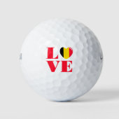Ik hou van België Golfballen (Voorkant)