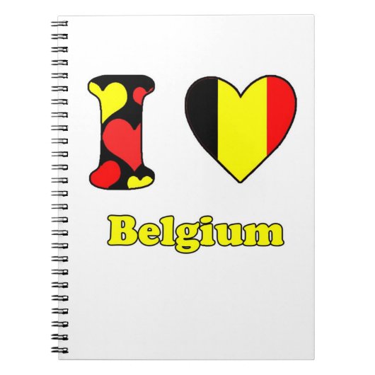 Ik hou van België Notitieboek (Voorkant)