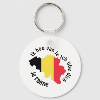 ik hou van belgië sleutelhanger