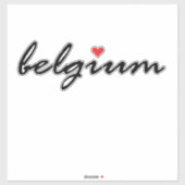 Ik hou van België Sticker (Vel)