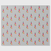 Ik hou van België Vertical I Heart Country Flag Ma Cadeaupapier (Vlak)