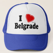 Ik hou van Belgrado Trucker Pet (Voorkant)