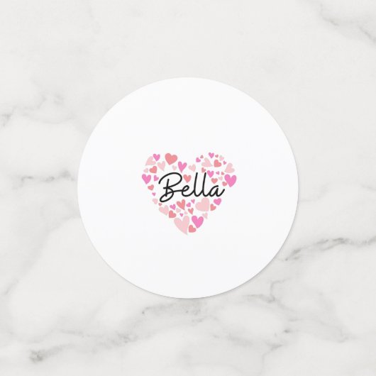 Ik hou van Bella Confetti (Kleine voorkant)