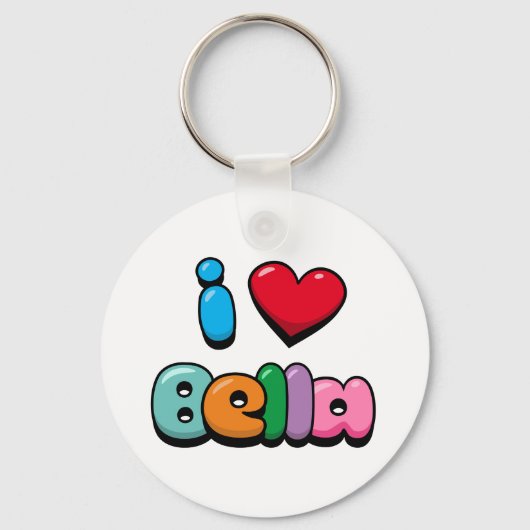 Ik hou van Bella Sleutelhanger (Voorkant)