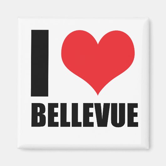 Ik hou van Bellevue Magneet (Voorkant)