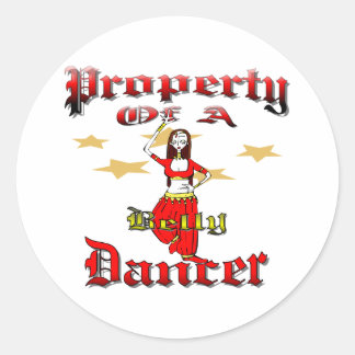 Ik hou van Belly Dancers Ronde Sticker