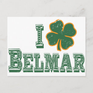 Ik hou van Belmar - St. Patrick's Day Briefkaart