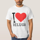 Ik hou van beluga t-shirt (Voorkant)