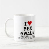 Ik hou van Ben Swann mok (Links)