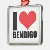 Ik hou van Bendigo Metalen Ornament (Links)