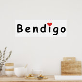 Ik hou van Bendigo Poster (Keuken)
