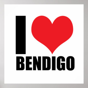 Ik hou van Bendigo Poster