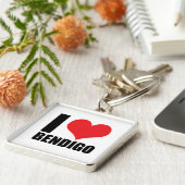 Ik hou van Bendigo Sleutelhanger (Zijkant)