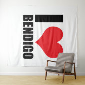 Ik hou van Bendigo Wandkleed (In Situ (horizontaal))