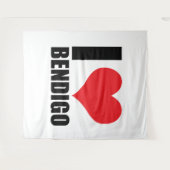 Ik hou van Bendigo Wandkleed (Voorkant (horizontaal))
