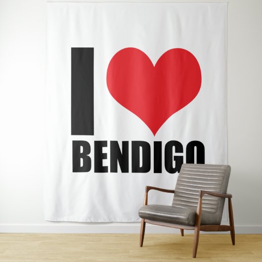 Ik hou van Bendigo Wandkleed (In situ)