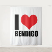 Ik hou van Bendigo Wandkleed (Voorkant)