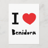Ik hou van Benidorm Briefkaart (Voorkant)