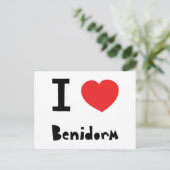 Ik hou van Benidorm Briefkaart (Staand voorkant)