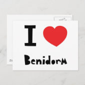 Ik hou van Benidorm Briefkaart (Voorkant / Achterkant)