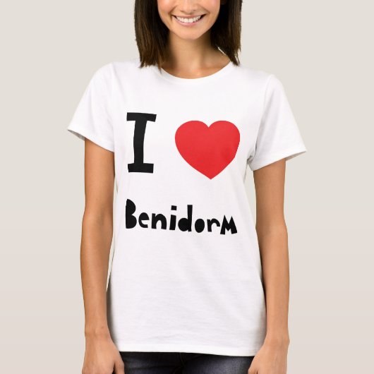 Ik hou van Benidorm T-shirt (Voorkant)