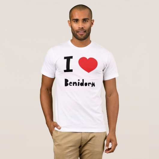 Ik hou van Benidorm T-shirt (Voorkant volledig)