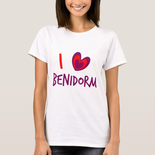 Ik hou van Benidorm T-shirt (Voorkant)