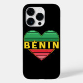 Ik hou van Benin, Beninese hart Case-Mate iPhone Case (Achterkant)