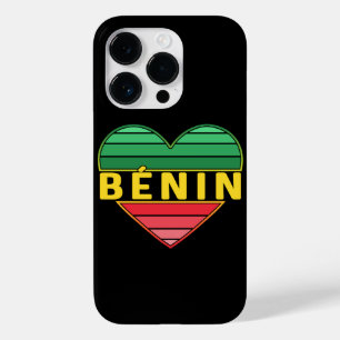 Ik hou van Benin, Beninese hart Case-Mate iPhone 14 Pro Hoesje