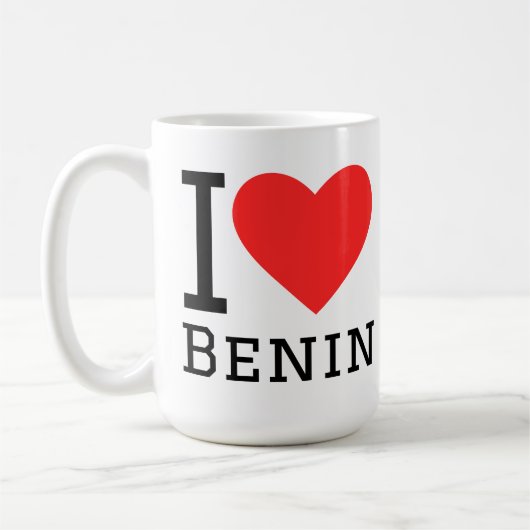 Ik hou van Benin Koffiemok (Links)